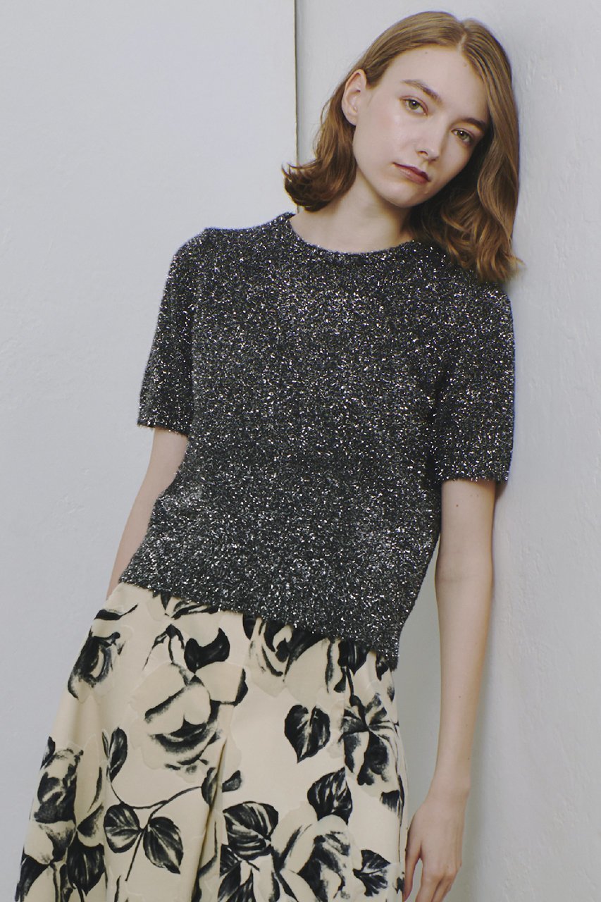 【アルアバイル/allureville】のショートシャギーラメプルオーバー 人気、トレンドファッション・服の通販 founy(ファニー) 　ファッション　Fashion　レディースファッション　Ladies' Fashion Online　トップス・カットソー　Tops/Tshirt　ニット　Knit Tops　プルオーバー　Pullover　アンサンブル　Ensemble　インナー　Inner　カーディガン　Cardigan　パーティ　Party　冬　Winter　other-5|ID: prp329100004260084 ipo3291000000031374450