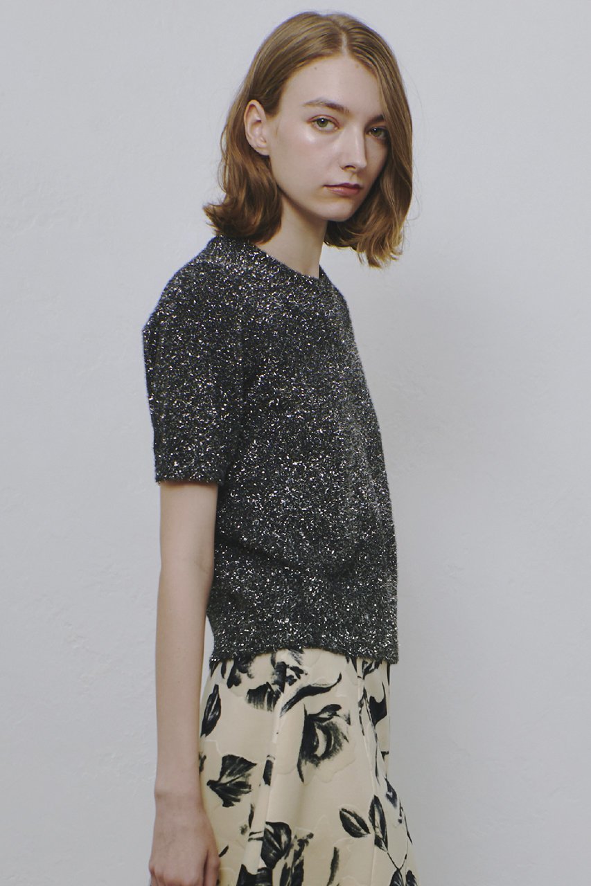 【アルアバイル/allureville】のショートシャギーラメプルオーバー 人気、トレンドファッション・服の通販 founy(ファニー) 　ファッション　Fashion　レディースファッション　Ladies' Fashion Online　トップス・カットソー　Tops/Tshirt　ニット　Knit Tops　プルオーバー　Pullover　アンサンブル　Ensemble　インナー　Inner　カーディガン　Cardigan　パーティ　Party　冬　Winter　other-6|ID: prp329100004260084 ipo3291000000031374452