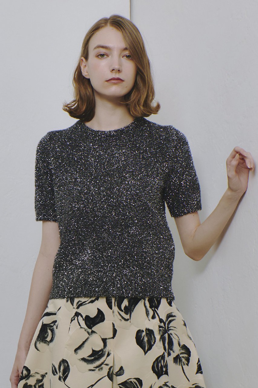 【アルアバイル/allureville】のショートシャギーラメプルオーバー 人気、トレンドファッション・服の通販 founy(ファニー) 　ファッション　Fashion　レディースファッション　Ladies' Fashion Online　トップス・カットソー　Tops/Tshirt　ニット　Knit Tops　プルオーバー　Pullover　アンサンブル　Ensemble　インナー　Inner　カーディガン　Cardigan　パーティ　Party　冬　Winter　other-8|ID: prp329100004260084 ipo3291000000031374456