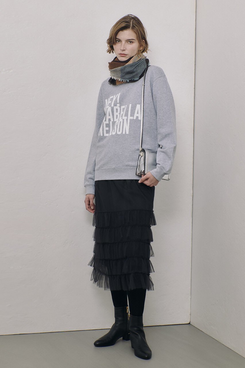 【アルアバイル/allureville】のロゴ裏毛プルオーバー 人気、トレンドファッション・服の通販 founy(ファニー) 　ファッション　Fashion　レディースファッション　Fashion for Women　トップス・カットソー　Cut & Sew Tops　シャツ・ブラウス・オフィスカジュアル　Elegant Blouses & Button-Ups　ロングTシャツ・Tシャツ　Longline T-Shirts & Tees　カジュアルプルオーバー・ニットトップス　Pullovers & Knit Tops / Casual Pullovers　カットソー・ベーシックTシャツ　Cut-and-Sewn Tops / Stretch Tees & Basics　インナー　Innerwear　ジャケット　Jacket, Outerwear　スリーブ　Sleeve, Long Sleeve / Short Sleeve　プリント　Print, Printed Pattern　ロング　Long, Long-Length　再入荷　Restock / Back in Stock　other-7|ID: prp329100004260086 ipo3291000000032705811