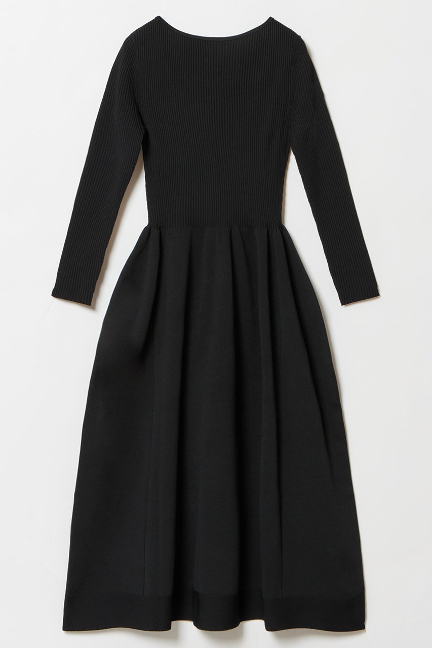 【アルアバイル/allureville】のウエストマークコクーンニットワンピース 人気、トレンドファッション・服の通販 founy(ファニー) 　ファッション　Fashion　レディースファッション　Fashion for Women　ワンピース　Dresses　ニットワンピース　Knit Dresses　チュニック　Tunic Tops & Dresses　ジャケット　Jacket, Outerwear　スクエア　Square, Square Shape　チュニック　Tunic, Long Top　デコルテ　Décolleté, Neckline　フィット　Fit, Slim Fit　フレア　Flare, Flared　ロング　Long, Long-Length　A/W・秋冬　Autumn/Winter　other-2|ID: prp329100004260087 ipo3291000000033705100