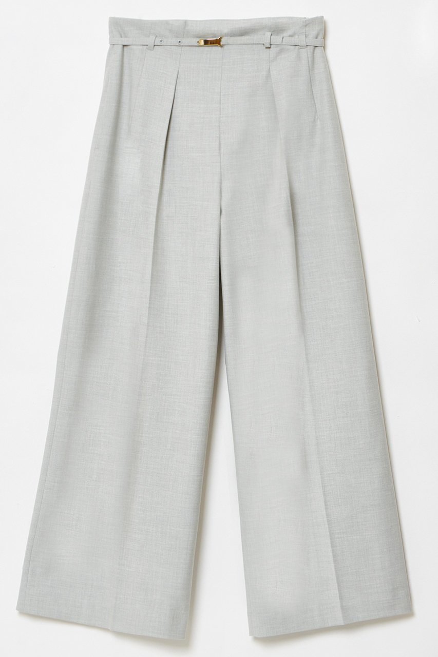 【アルアバイル/allureville】の2WAYストレッチタックパンツ インテリア・キッズ・メンズ・レディースファッション・服の通販 founy(ファニー) 　ファッション　Fashion　レディースファッション　Ladies' Fashion Online　パンツ　Pants　ストレッチ　Stretch　フロント　Front　再入荷　Restock/Back In Stock/Re Arrival　ビジネス 仕事 通勤　Business　ライトグレー|ID: prp329100004260088 ipo3291000000032685028