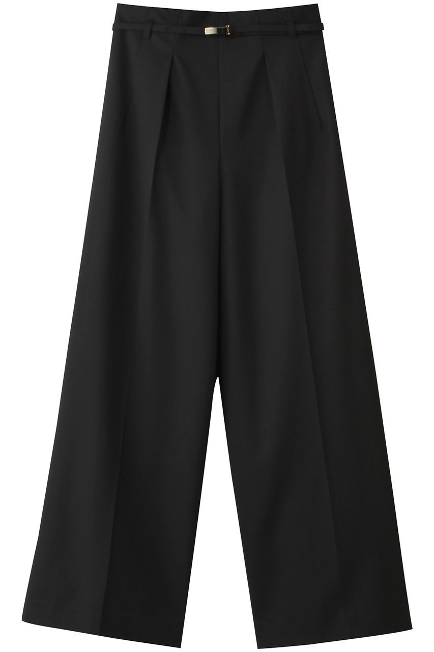 【アルアバイル/allureville】の2WAYストレッチタックパンツ インテリア・キッズ・メンズ・レディースファッション・服の通販 founy(ファニー) 　ファッション　Fashion　レディースファッション　Ladies' Fashion Online　パンツ　Pants　ストレッチ　Stretch　フロント　Front　再入荷　Restock/Back In Stock/Re Arrival　ビジネス 仕事 通勤　Business　ブラック|ID: prp329100004260088 ipo3291000000032685029