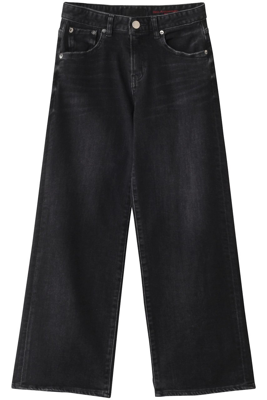 【レッドカード トーキョー/RED CARD TOKYO】の35th Anniversary ワイドデニムパンツ インテリア・キッズ・メンズ・レディースファッション・服の通販 founy(ファニー) 　ファッション　Fashion　レディースファッション　Fashion for Women　パンツ　Pants & Trousers　デニムパンツ・ジーンズ・美脚デニム　Denim Jeans & Pants　シンプル　Simple, Minimal　ストレート　Straight, Straight Cut　デニム　Denim, Jeans Material　ワイド　Wide, Wide Fit　akira-Black Used|ID: prp329100004260101 ipo3291000000035373002
