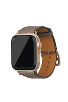 【ボナベンチュラ/BONAVENTURA】の【UNISEX】ノービレ Apple Watch レザーバンド (アダプター:ゴールド) エトープ|ID: prp329100004260107 ipo3291000000032815474