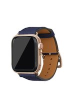 【ボナベンチュラ/BONAVENTURA】の【UNISEX】ノービレ Apple Watch レザーバンド (アダプター:ゴールド) ネイビー|ID: prp329100004260107 ipo3291000000032815479