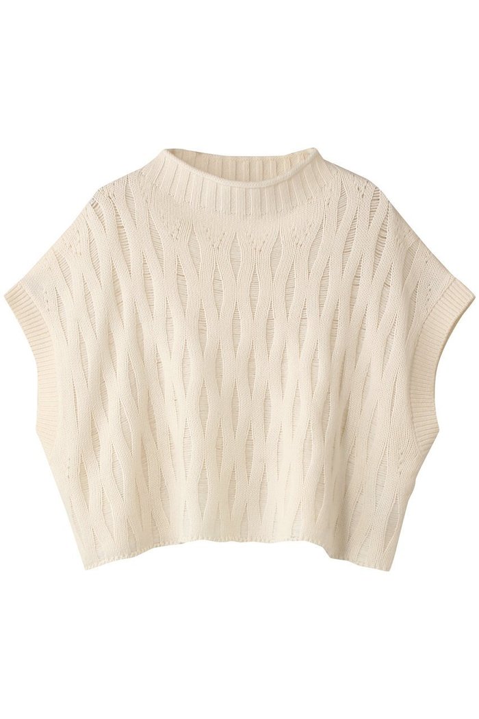 【ミズイロ インド/mizuiro ind】のpattern knitting short vest ベスト インテリア・キッズ・メンズ・レディースファッション・服の通販 founy(ファニー) https://founy.com/ ファッション Fashion レディースファッション Fashion for Women トップス・カットソー Cut & Sew Tops ニット Knit Tops & Sweaters ベスト&ジレ / 重ね着スタイル Vests & Gilets カジュアルプルオーバー・ニットトップス Pullovers & Knit Tops / Casual Pullovers インナー Innerwear クロップド Cropped, Short Length シアー Sheer, See-Through ジャケット Jacket, Outerwear トレンド Trend, Trending Now パターン Pattern, Design Print ベスト Vest, Waistcoat |ID: prp329100004261130 ipo3291000000032964655