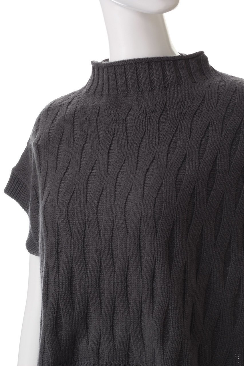 【ミズイロ インド/mizuiro ind】のpattern knitting short vest ベスト 人気、トレンドファッション・服の通販 founy(ファニー) 　ファッション　Fashion　レディースファッション　Fashion for Women　トップス・カットソー　Cut & Sew Tops　ニット　Knit Tops & Sweaters　ベスト&ジレ / 重ね着スタイル　Vests & Gilets　カジュアルプルオーバー・ニットトップス　Pullovers & Knit Tops / Casual Pullovers　インナー　Innerwear　クロップド　Cropped, Short Length　シアー　Sheer, See-Through　ジャケット　Jacket, Outerwear　トレンド　Trend, Trending Now　パターン　Pattern, Design Print　ベスト　Vest, Waistcoat　other-5|ID: prp329100004261130 ipo3291000000032964691