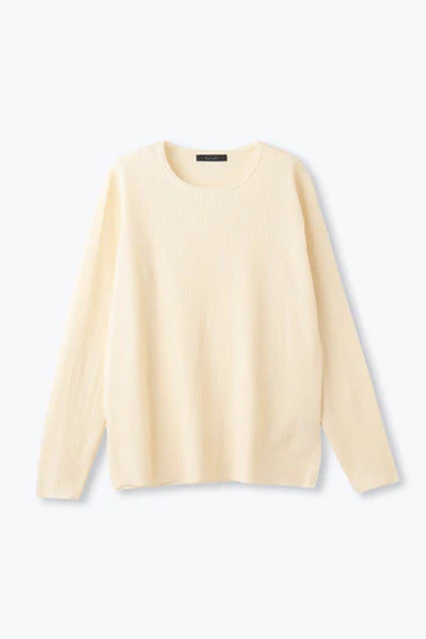 【レリル/lelill】のハイテクリブニット インテリア・キッズ・メンズ・レディースファッション・服の通販 founy(ファニー) 　ファッション　Fashion　レディースファッション　Fashion for Women　トップス・カットソー　Cut & Sew Tops　ニット　Knit Tops & Sweaters　カジュアルプルオーバー・ニットトップス　Pullovers & Knit Tops / Casual Pullovers　シンプル　Simple, Minimal　冬　Winter / This Winter　定番　Standard, Basic Item　エクリュ|ID: prp329100004261752 ipo3291000000032786307