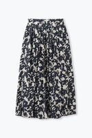 【レリル/lelill】のボタニカルデシンフレアーSK 人気、トレンドファッション・服の通販 founy(ファニー) ファッション Fashion レディースファッション Fashion for Women スカート Skirts エレガント 上品 Elegant ドレープ Drape, Draping Fabric フレア Flare, Flared フレアースカート Flared Skirt, A-Line Skirt |ID:prp329100004261753