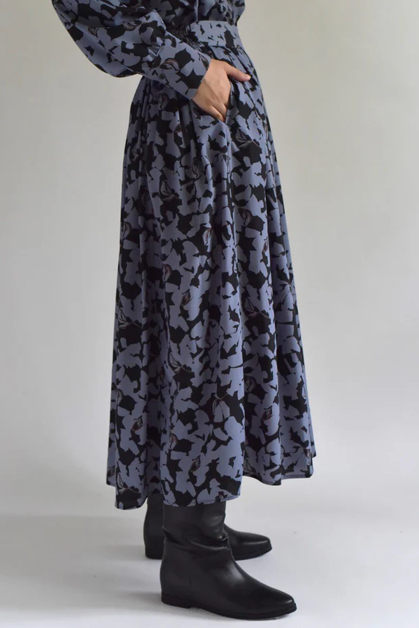 【レリル/lelill】のボタニカルデシンフレアーSK 大人の最旬トレンドファッション＆コーディネート founy(ファウニー) 　ファッション　Fashion　レディースファッション　Fashion for Women　スカート　Skirts　エレガント 上品　Elegant　ドレープ　Drape, Draping Fabric　フレア　Flare, Flared　フレアースカート　Flared Skirt, A-Line Skirt　other-6|ID: prp329100004261753 ipo3291000000036752212