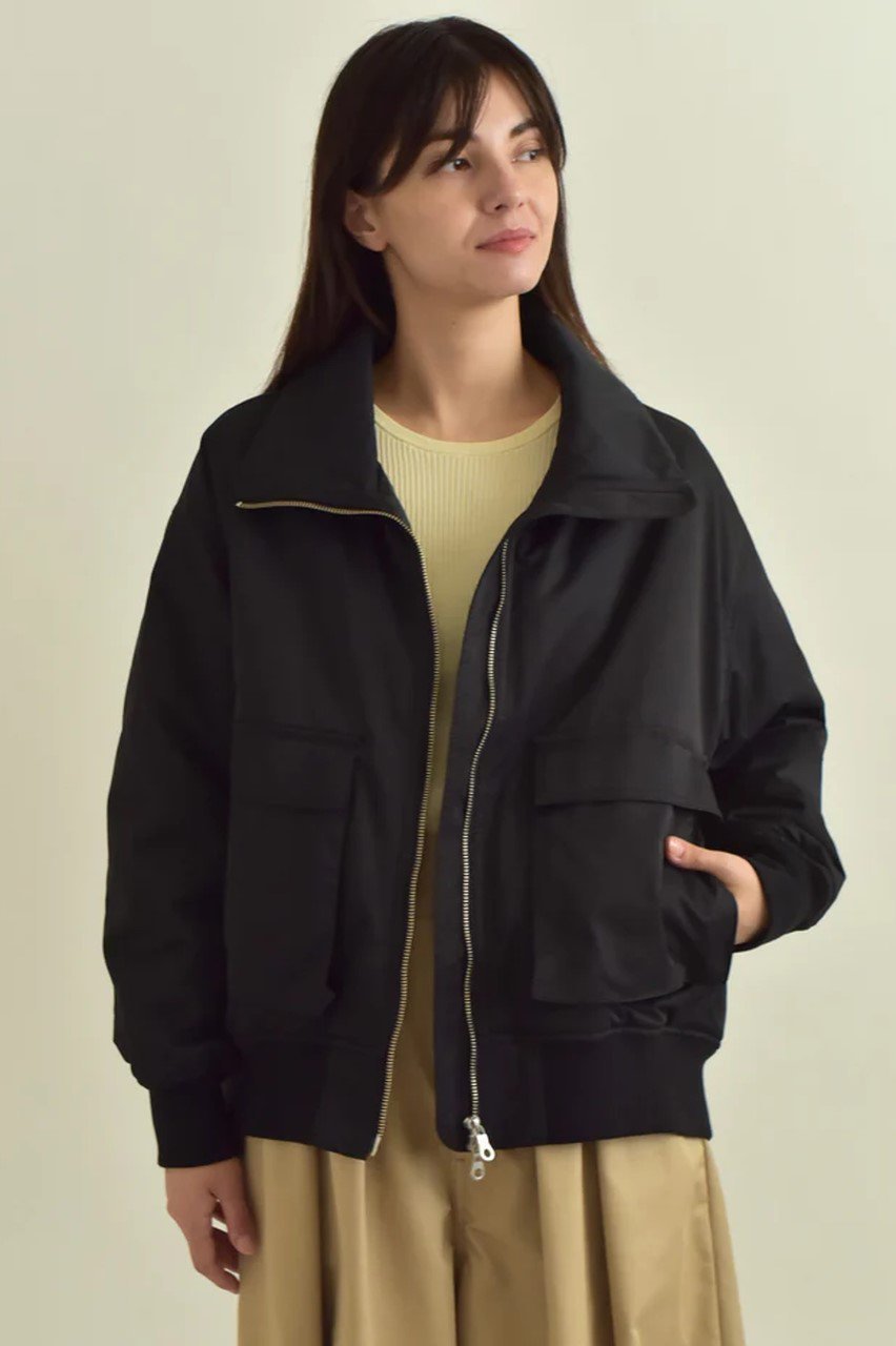 【レリル/lelill】のハイネックフライトJK 人気、トレンドファッション・服の通販 founy(ファニー) 　ファッション　Fashion　レディースファッション　Fashion for Women　アウター　Coat / Outerwear Collection　レディースジャケット・軽アウター　Jackets　ジャケット　Jacket, Outerwear　トラベル　Travel, Travel Gear　ハイネック　High Neck, Mock Neck　フロント　Front, Front Design　ポケット　Pocket, Pocket Detail　軽量　Lightweight, Ultra Light　防寒　Cold Protection, Winter-Ready　other-6|ID: prp329100004261756 ipo3291000000032960917