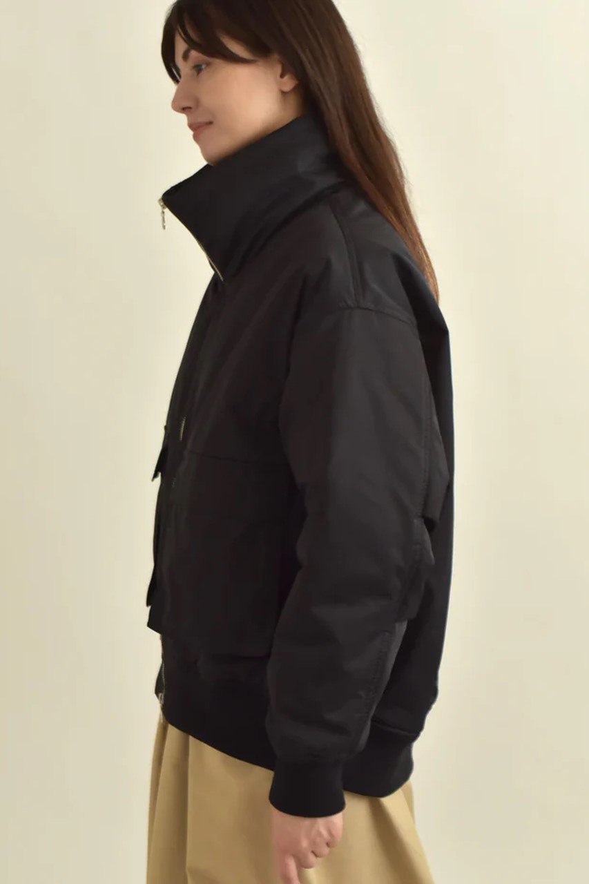 【レリル/lelill】のハイネックフライトJK 人気、トレンドファッション・服の通販 founy(ファニー) 　ファッション　Fashion　レディースファッション　Fashion for Women　アウター　Coat / Outerwear Collection　レディースジャケット・軽アウター　Jackets　ジャケット　Jacket, Outerwear　トラベル　Travel, Travel Gear　ハイネック　High Neck, Mock Neck　フロント　Front, Front Design　ポケット　Pocket, Pocket Detail　軽量　Lightweight, Ultra Light　防寒　Cold Protection, Winter-Ready　other-7|ID: prp329100004261756 ipo3291000000032960920