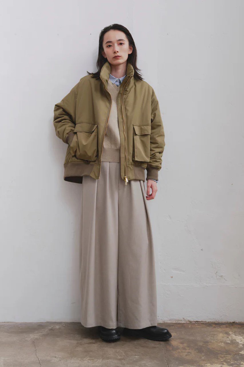 【レリル/lelill】のハイネックフライトJK 人気、トレンドファッション・服の通販 founy(ファニー) 　ファッション　Fashion　レディースファッション　Fashion for Women　アウター　Coat / Outerwear Collection　レディースジャケット・軽アウター　Jackets　ジャケット　Jacket, Outerwear　トラベル　Travel, Travel Gear　ハイネック　High Neck, Mock Neck　フロント　Front, Front Design　ポケット　Pocket, Pocket Detail　軽量　Lightweight, Ultra Light　防寒　Cold Protection, Winter-Ready　other-8|ID: prp329100004261756 ipo3291000000032960924