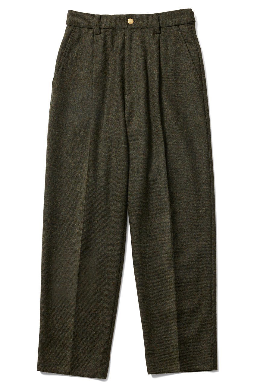 【アロー/aLORS】のPantalon fusele en tweed MOON “Bonnie“ ツイードテーパードパンツ インテリア・キッズ・メンズ・レディースファッション・服の通販 founy(ファニー) 　ファッション　Fashion　レディースファッション　Fashion for Women　パンツ　Pants & Trousers　コレクション　Collection, Seasonal Line　今季　This Season, Current Season　セットアップ　Set-Up, Coordinated Outfit　センター　Center, Center Line　ツイード　Twill, Twill Weave　フロント　Front, Front Design　ポケット　Pocket, Pocket Detail　おすすめ　Recommended / Our Picks　カーキ|ID: prp329100004263727 ipo3291000000032913152