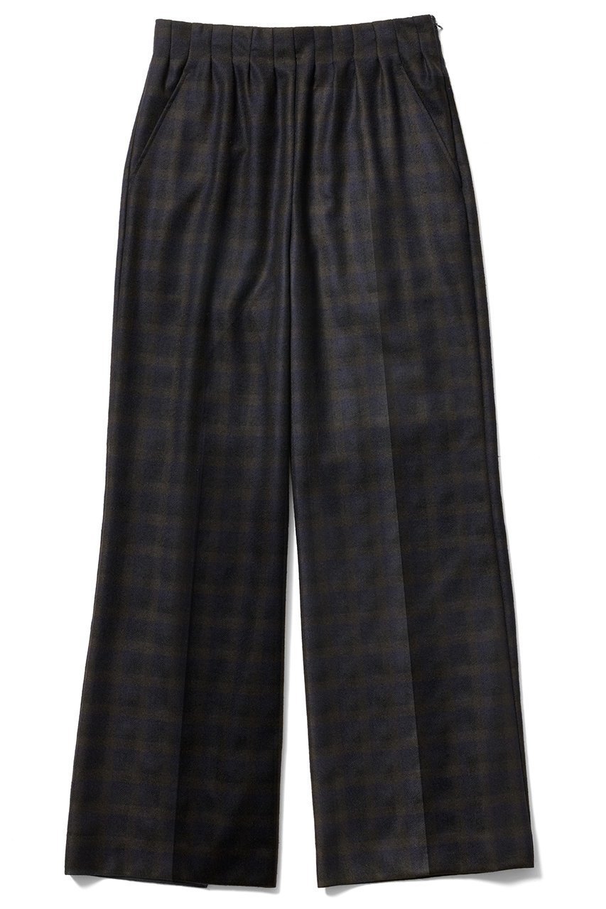 【アロー/aLORS】のPantalon a carreaux “Evelyn“ チェックパンツ 人気、トレンドファッション・服の通販 founy(ファニー) 　ファッション　Fashion　レディースファッション　Fashion for Women　パンツ　Pants & Trousers　なめらか　Smooth, Silky Texture　ストレッチ　Stretch, Stretchy Fabric　センター　Center, Center Line　チェック　Check, Plaid, Tartan　フレア　Flare, Flared　ラグジュアリー　Luxury, Elegant　リラックス　Relax, Relaxed Fit　 other-1|ID: prp329100004263728 ipo3291000000032913240