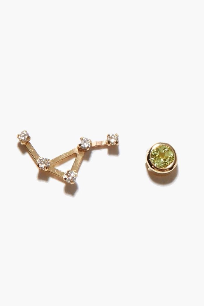 【アルティーダ ウード/ARTIDA OUD】のconstellation K10 天秤座ダイヤモンド ペリドット ピアス インテリア・キッズ・メンズ・レディースファッション・服の通販 founy(ファニー) https://founy.com/ ファッション Fashion レディースファッション Fashion for Women ジュエリー Jewelry ファッションリング Fashion Rings イヤリング・フープ・ドロップタイプ Hoop, Drop & Clip Earrings アシンメトリー Asymmetrical Style イヤリング Earrings ギフト プレゼント Gift / Present ダイヤモンド Diamond, Brilliant Cut |ID: prp329100004263735 ipo3291000000035927653