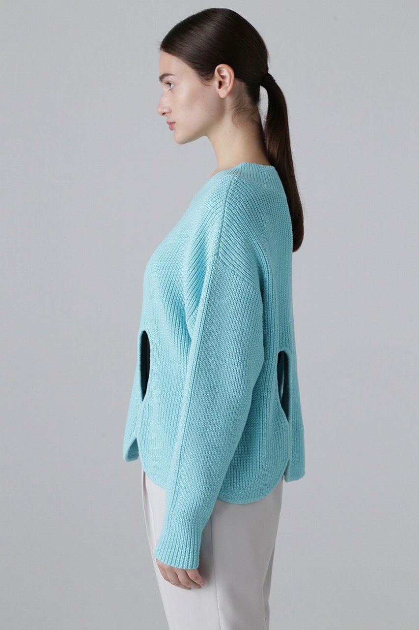 【アドーア/ADORE】のティアドロップホールニット 人気、トレンドファッション・服の通販 founy(ファニー) 　ファッション　Fashion　レディースファッション　Fashion for Women　トップス・カットソー　Cut & Sew Tops　ニット　Knit Tops & Sweaters　カジュアルプルオーバー・ニットトップス　Pullovers & Knit Tops / Casual Pullovers　インナー　Innerwear　スカラップ　Scallop, Scalloped Edge　ヘムライン　Hemline, Bottom Cut　ボトム　Bottoms, Lower Wear　ミドル　Middle Length, Mid Height　再入荷　Restock / Back in Stock　other-2|ID: prp329100004263765 ipo3291000000034989465