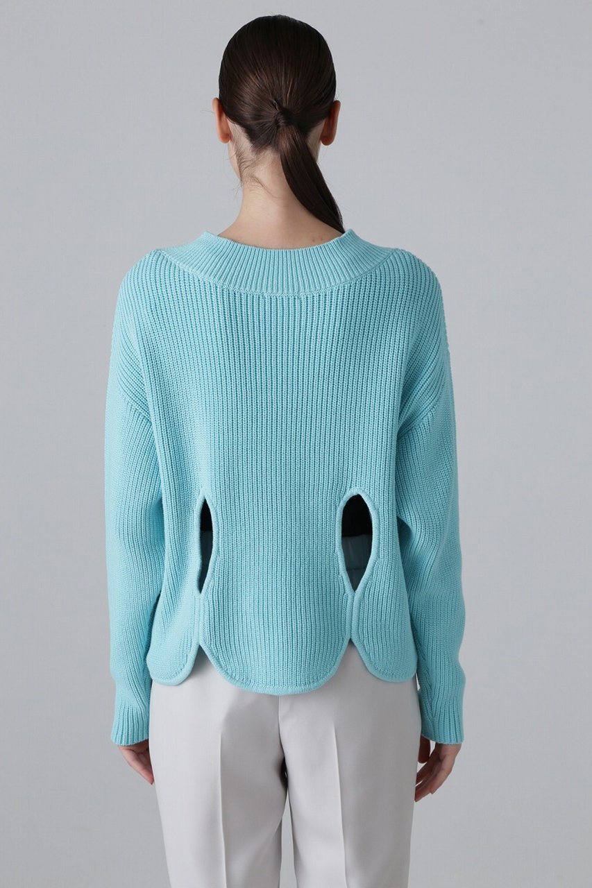 【アドーア/ADORE】のティアドロップホールニット 人気、トレンドファッション・服の通販 founy(ファニー) 　ファッション　Fashion　レディースファッション　Fashion for Women　トップス・カットソー　Cut & Sew Tops　ニット　Knit Tops & Sweaters　カジュアルプルオーバー・ニットトップス　Pullovers & Knit Tops / Casual Pullovers　インナー　Innerwear　スカラップ　Scallop, Scalloped Edge　ヘムライン　Hemline, Bottom Cut　ボトム　Bottoms, Lower Wear　ミドル　Middle Length, Mid Height　再入荷　Restock / Back in Stock　other-3|ID: prp329100004263765 ipo3291000000034989466