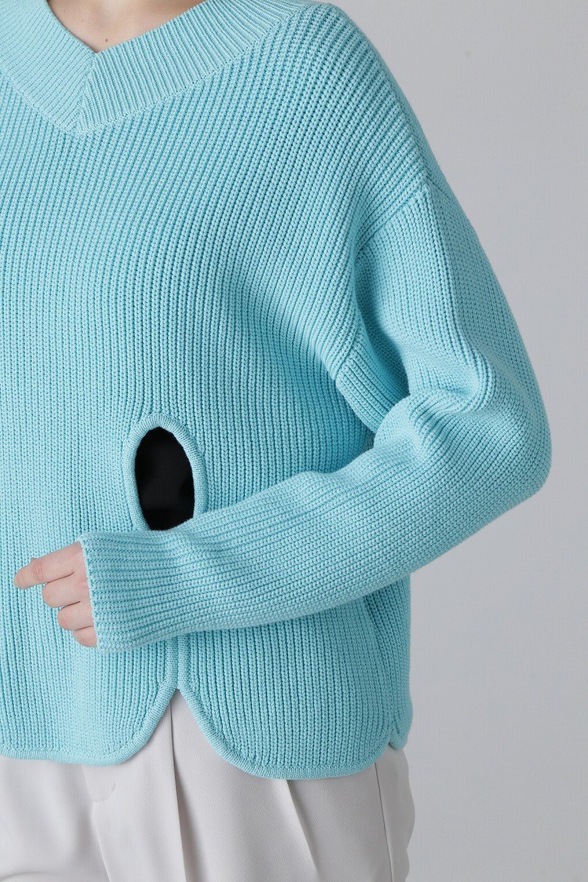 【アドーア/ADORE】のティアドロップホールニット 人気、トレンドファッション・服の通販 founy(ファニー) 　ファッション　Fashion　レディースファッション　Fashion for Women　トップス・カットソー　Cut & Sew Tops　ニット　Knit Tops & Sweaters　カジュアルプルオーバー・ニットトップス　Pullovers & Knit Tops / Casual Pullovers　インナー　Innerwear　スカラップ　Scallop, Scalloped Edge　ヘムライン　Hemline, Bottom Cut　ボトム　Bottoms, Lower Wear　ミドル　Middle Length, Mid Height　再入荷　Restock / Back in Stock　other-5|ID: prp329100004263765 ipo3291000000034989468