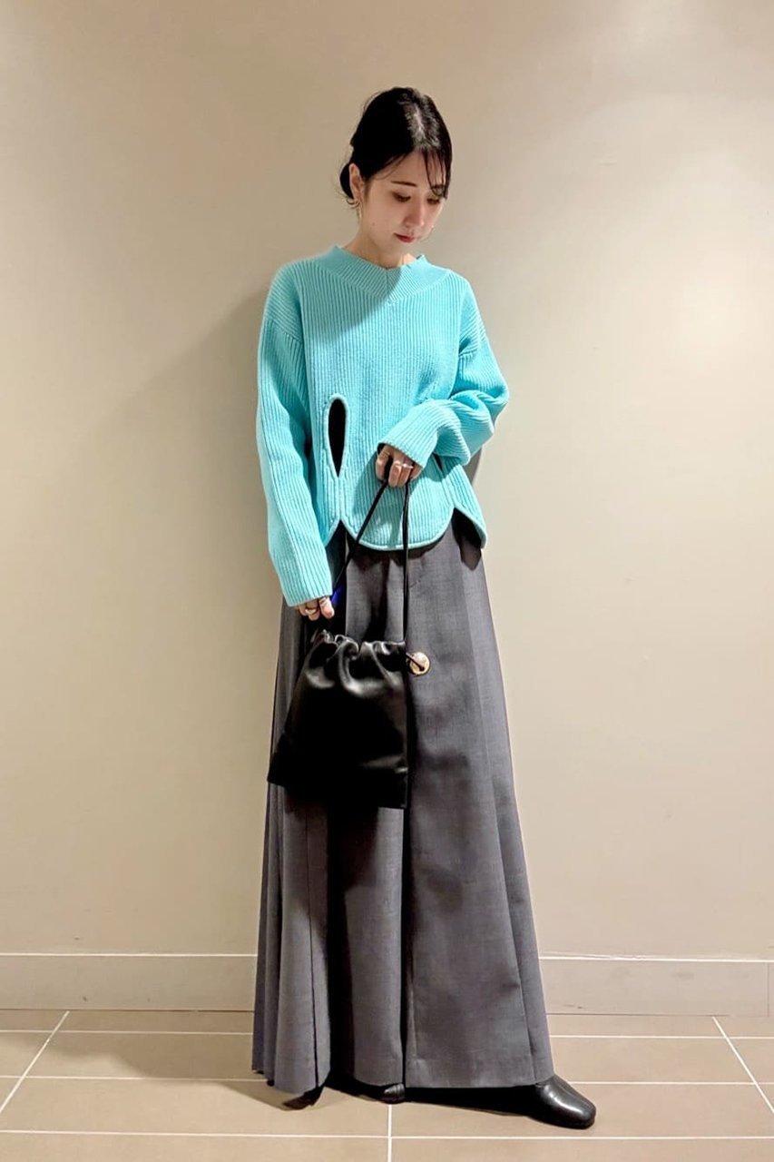 【アドーア/ADORE】のティアドロップホールニット 人気、トレンドファッション・服の通販 founy(ファニー) 　ファッション　Fashion　レディースファッション　Fashion for Women　トップス・カットソー　Cut & Sew Tops　ニット　Knit Tops & Sweaters　カジュアルプルオーバー・ニットトップス　Pullovers & Knit Tops / Casual Pullovers　インナー　Innerwear　スカラップ　Scallop, Scalloped Edge　ヘムライン　Hemline, Bottom Cut　ボトム　Bottoms, Lower Wear　ミドル　Middle Length, Mid Height　再入荷　Restock / Back in Stock　other-7|ID: prp329100004263765 ipo3291000000034989470