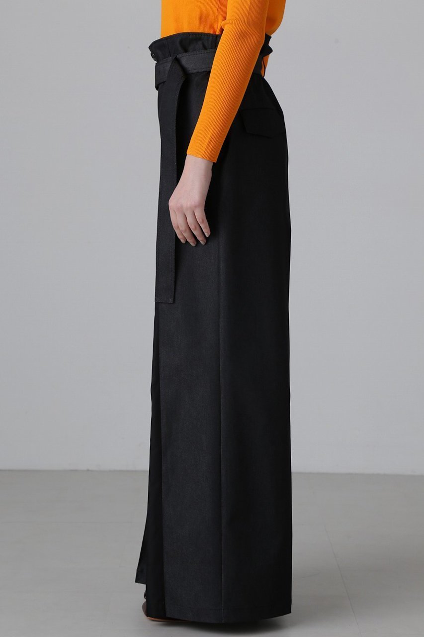 【アドーア/ADORE】のポリデニムストレッチパンツ 人気、トレンドファッション・服の通販 founy(ファニー) 　ファッション　Fashion　レディースファッション　Fashion for Women　パンツ　Pants & Trousers　シンプル　Simple, Minimal　ストレート　Straight, Straight Cut　センター　Center, Center Line　デニム　Denim, Jeans Material　ワイド　Wide, Wide Fit　再入荷　Restock / Back in Stock　other-3|ID: prp329100004263767 ipo3291000000034989080