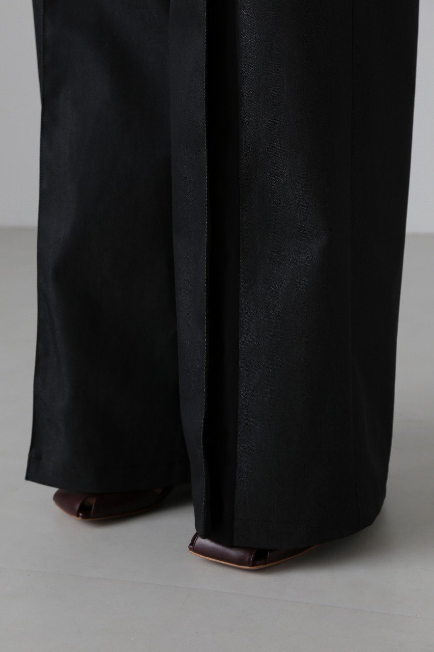 【アドーア/ADORE】のポリデニムストレッチパンツ 人気、トレンドファッション・服の通販 founy(ファニー) 　ファッション　Fashion　レディースファッション　Fashion for Women　パンツ　Pants & Trousers　シンプル　Simple, Minimal　ストレート　Straight, Straight Cut　センター　Center, Center Line　デニム　Denim, Jeans Material　ワイド　Wide, Wide Fit　再入荷　Restock / Back in Stock　other-7|ID: prp329100004263767 ipo3291000000034989085