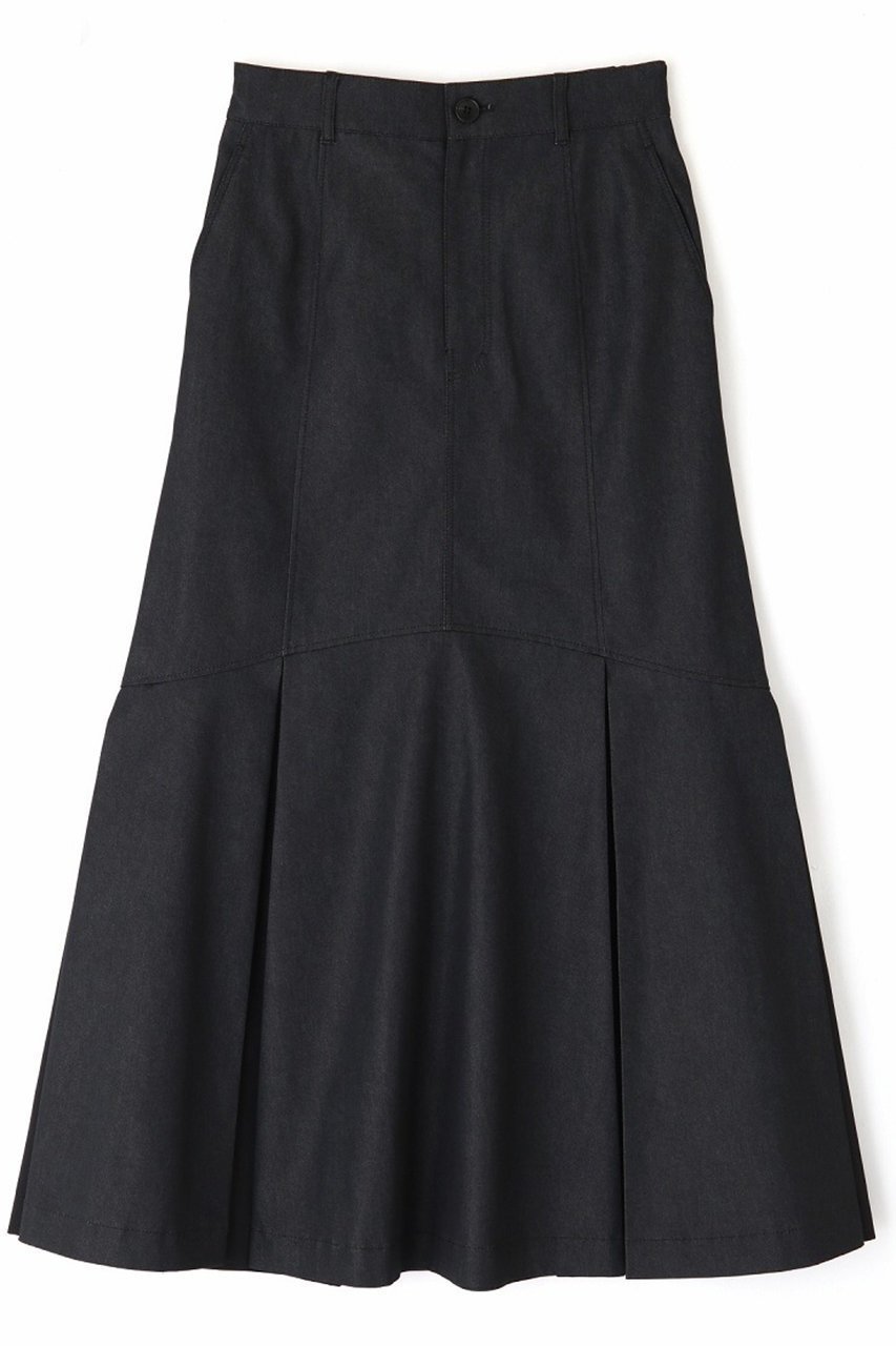 【アドーア/ADORE】のポリデニムストレッチスカート インテリア・キッズ・メンズ・レディースファッション・服の通販 founy(ファニー) 　ファッション　Fashion　レディースファッション　Fashion for Women　スカート　Skirts　ロングスカート　Long Skirts / Maxi & Midi Skirts　デニム　Denim, Jeans Material　フィット　Fit, Slim Fit　ロング　Long, Long-Length　無地　Plain, Solid Color　ブラック|ID: prp329100004263768 ipo3291000000032826522