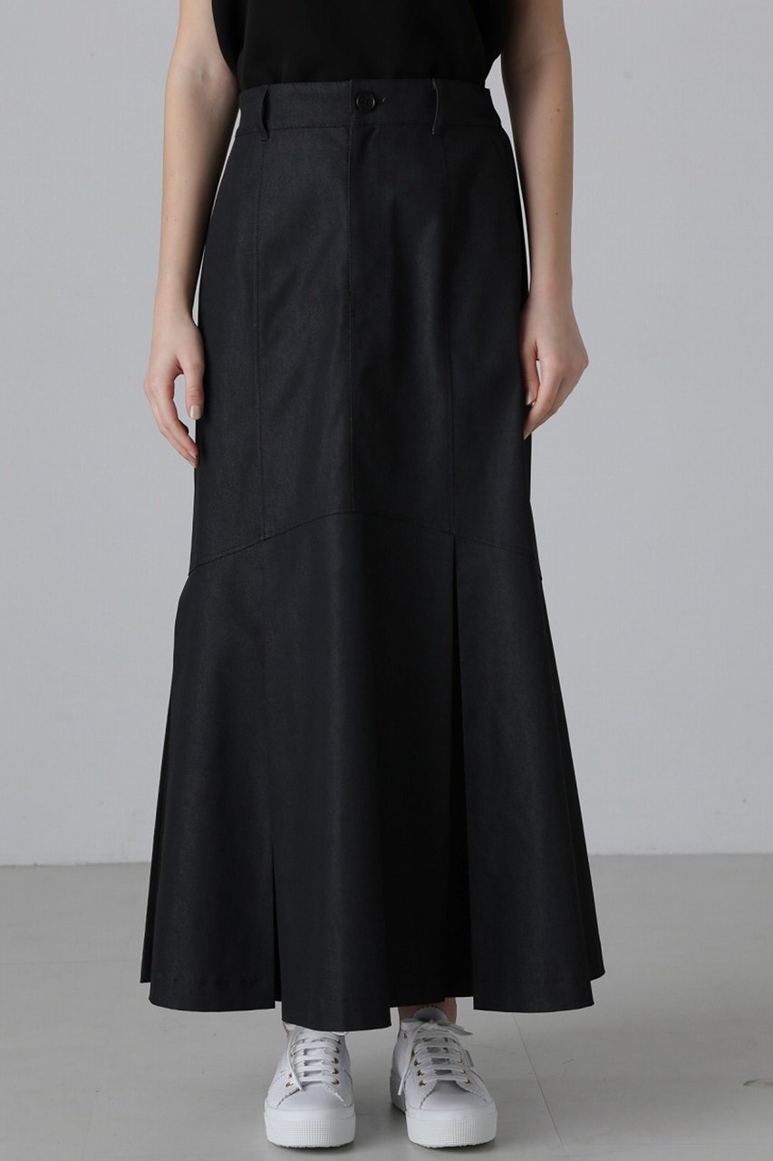 【アドーア/ADORE】のポリデニムストレッチスカート 人気、トレンドファッション・服の通販 founy(ファニー) 　ファッション　Fashion　レディースファッション　Fashion for Women　スカート　Skirts　ロングスカート　Long Skirts / Maxi & Midi Skirts　デニム　Denim, Jeans Material　フィット　Fit, Slim Fit　ロング　Long, Long-Length　無地　Plain, Solid Color　other-2|ID: prp329100004263768 ipo3291000000032826523