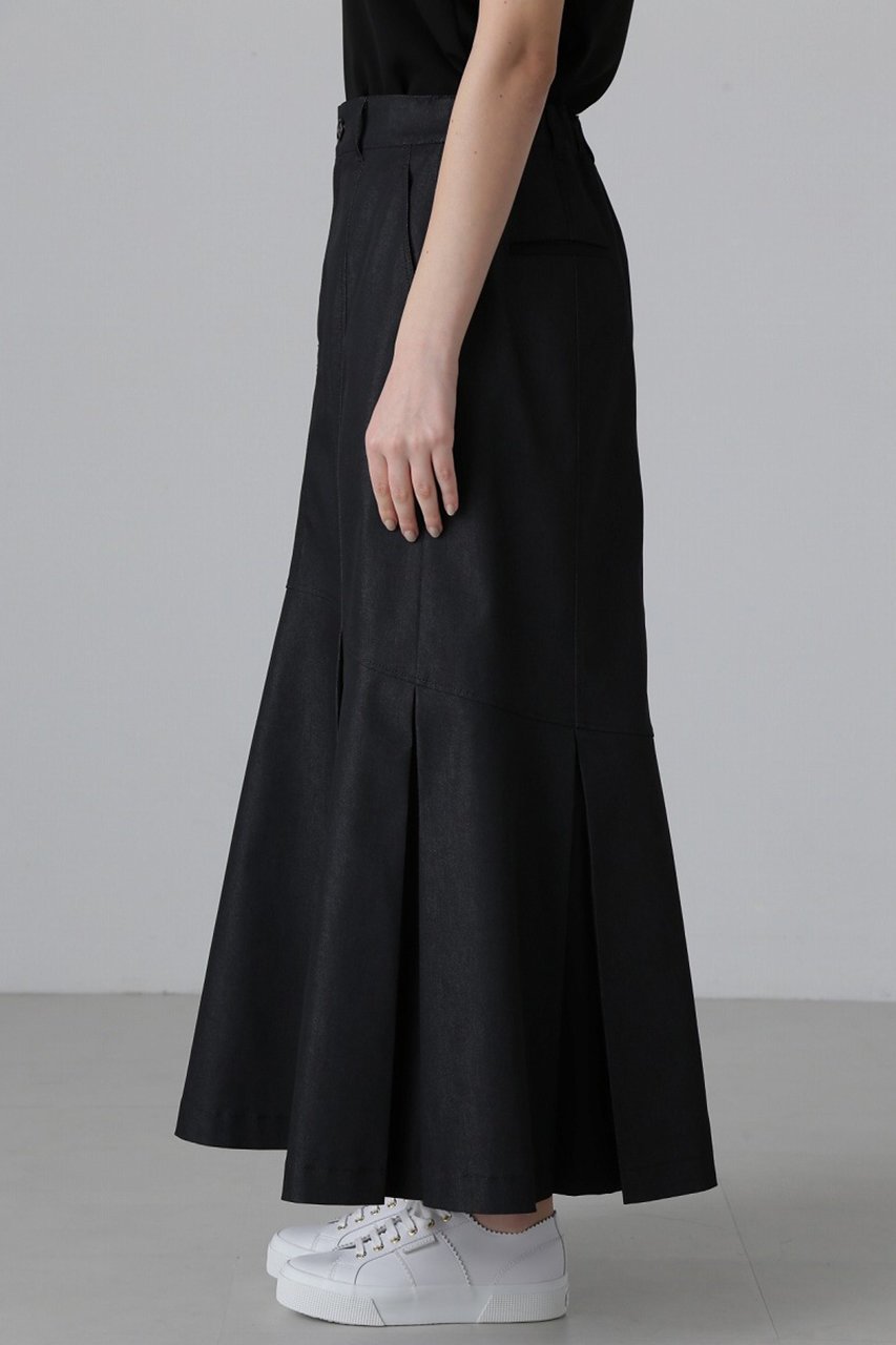 【アドーア/ADORE】のポリデニムストレッチスカート 人気、トレンドファッション・服の通販 founy(ファニー) 　ファッション　Fashion　レディースファッション　Fashion for Women　スカート　Skirts　ロングスカート　Long Skirts / Maxi & Midi Skirts　デニム　Denim, Jeans Material　フィット　Fit, Slim Fit　ロング　Long, Long-Length　無地　Plain, Solid Color　other-3|ID: prp329100004263768 ipo3291000000036650373