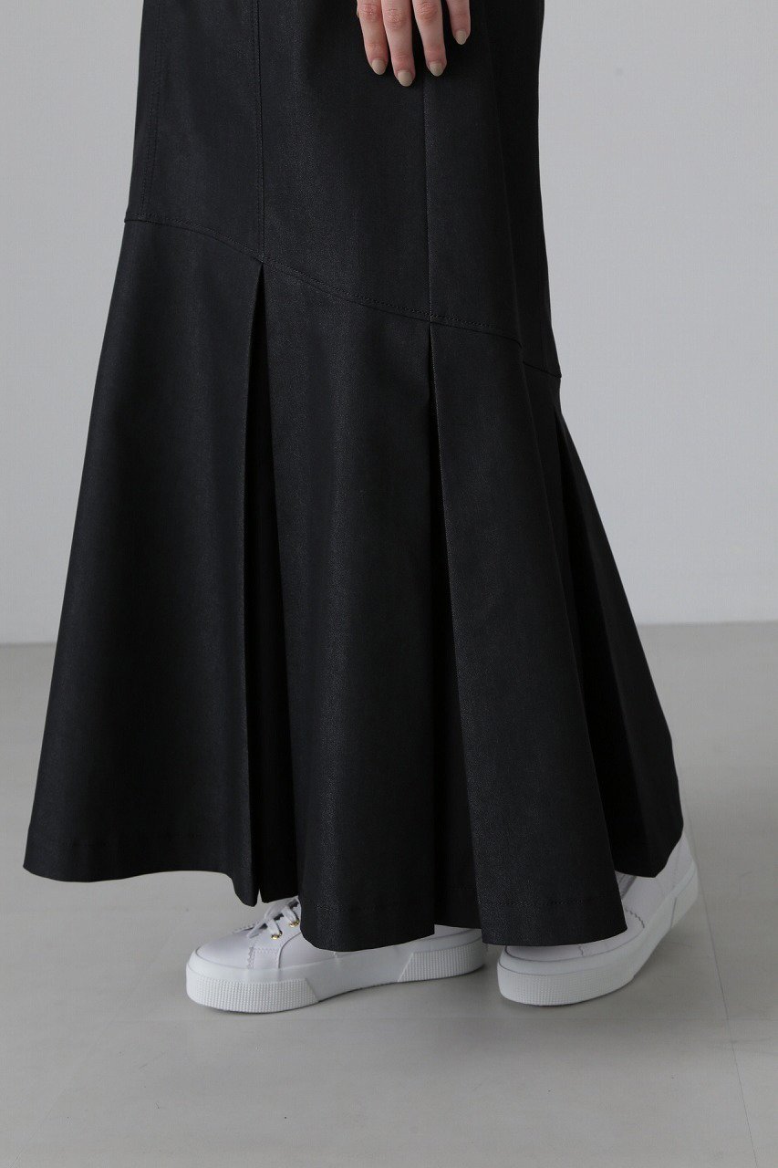 【アドーア/ADORE】のポリデニムストレッチスカート 人気、トレンドファッション・服の通販 founy(ファニー) 　ファッション　Fashion　レディースファッション　Fashion for Women　スカート　Skirts　ロングスカート　Long Skirts / Maxi & Midi Skirts　デニム　Denim, Jeans Material　フィット　Fit, Slim Fit　ロング　Long, Long-Length　無地　Plain, Solid Color　other-6|ID: prp329100004263768 ipo3291000000036650376