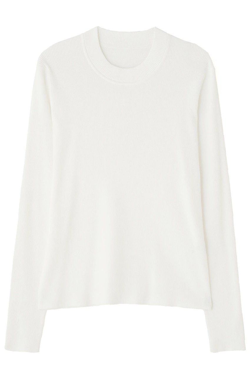 【アドーア/ADORE】のベーシックリブニット インテリア・キッズ・メンズ・レディースファッション・服の通販 founy(ファニー) 　ファッション　Fashion　レディースファッション　Fashion for Women　トップス・カットソー　Cut & Sew Tops　ニット　Knit Tops & Sweaters　カジュアルプルオーバー・ニットトップス　Pullovers & Knit Tops / Casual Pullovers　2025年　2025　2025-2026秋冬・A/W　Autumn/Winter 2025–26 AW25–26　オレンジ　Orange　リブニット　Rib Knit, Ribbed Knit　定番　Standard, Basic Item　新作・新入荷　New Arrivals / New In　ホワイト|ID: prp329100004263769 ipo3291000000032989823