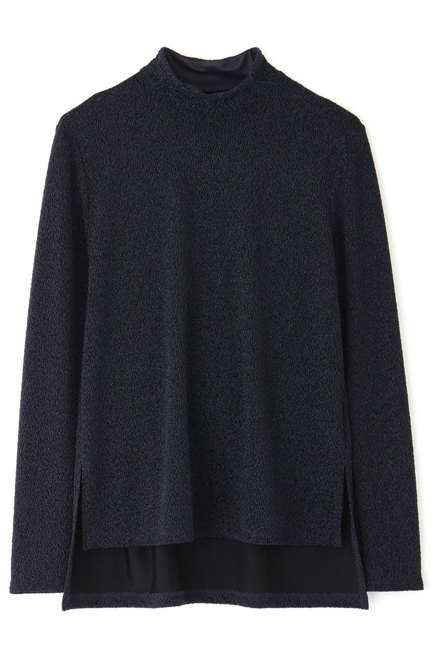 【アドーア/ADORE】のシャイニーニットジャガードハイネックカットソー 人気、トレンドファッション・服の通販 founy(ファニー) 　ファッション　Fashion　レディースファッション　Fashion for Women　トップス・カットソー　Cut & Sew Tops　ニット　Knit Tops & Sweaters　シャツ・ブラウス・オフィスカジュアル　Elegant Blouses & Button-Ups　ロングTシャツ・Tシャツ　Longline T-Shirts & Tees　カットソー・ベーシックTシャツ　Cut-and-Sewn Tops / Stretch Tees & Basics　インナー　Innerwear　ジャケット　Jacket, Outerwear　スリーブ　Sleeve, Long Sleeve / Short Sleeve　メタリック　Metallic, Shiny Finish　ロング　Long, Long-Length　other-2|ID: prp329100004263770 ipo3291000000032888115