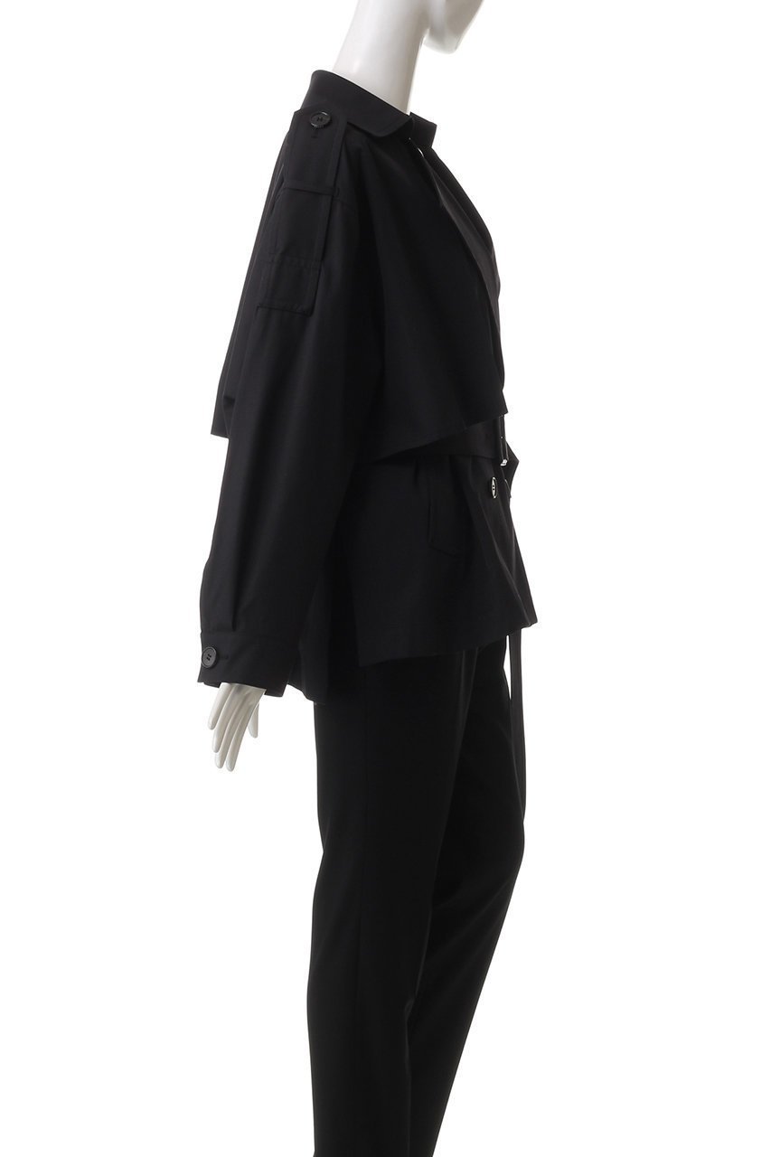 【アドーア/ADORE】のライトシャンブレージャケット 人気、トレンドファッション・服の通販 founy(ファニー) 　ファッション　Fashion　レディースファッション　Fashion for Women　アウター　Coat / Outerwear Collection　レディースジャケット・軽アウター　Jackets　クラシック　Classic, Timeless Style　シャンブレー　Chambray, Denim-Like Fabric　ショート　Short, Short Length　ジャケット　Jacket, Outerwear　スリーブ　Sleeve, Long Sleeve / Short Sleeve　ツイル　Twist, Twisted Detail　トレンチ　Trench, Trench Coat　ミックス　Mix, Mixed Style　モダン　Modern, Contemporary　再入荷　Restock / Back in Stock　other-3|ID: prp329100004263771 ipo3291000000034989095