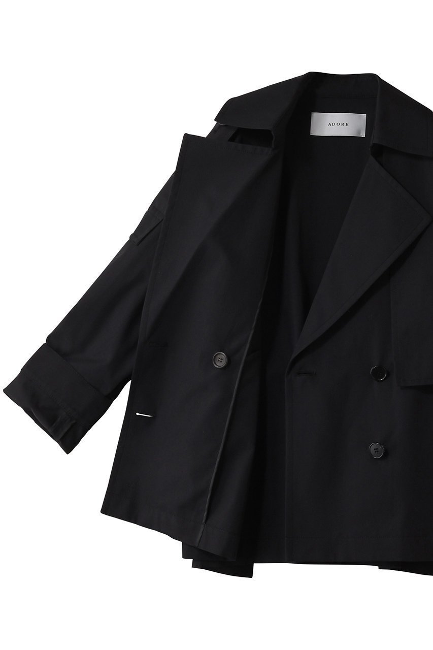 【アドーア/ADORE】のライトシャンブレージャケット 人気、トレンドファッション・服の通販 founy(ファニー) 　ファッション　Fashion　レディースファッション　Fashion for Women　アウター　Coat / Outerwear Collection　レディースジャケット・軽アウター　Jackets　クラシック　Classic, Timeless Style　シャンブレー　Chambray, Denim-Like Fabric　ショート　Short, Short Length　ジャケット　Jacket, Outerwear　スリーブ　Sleeve, Long Sleeve / Short Sleeve　ツイル　Twist, Twisted Detail　トレンチ　Trench, Trench Coat　ミックス　Mix, Mixed Style　モダン　Modern, Contemporary　再入荷　Restock / Back in Stock　other-6|ID: prp329100004263771 ipo3291000000034989101