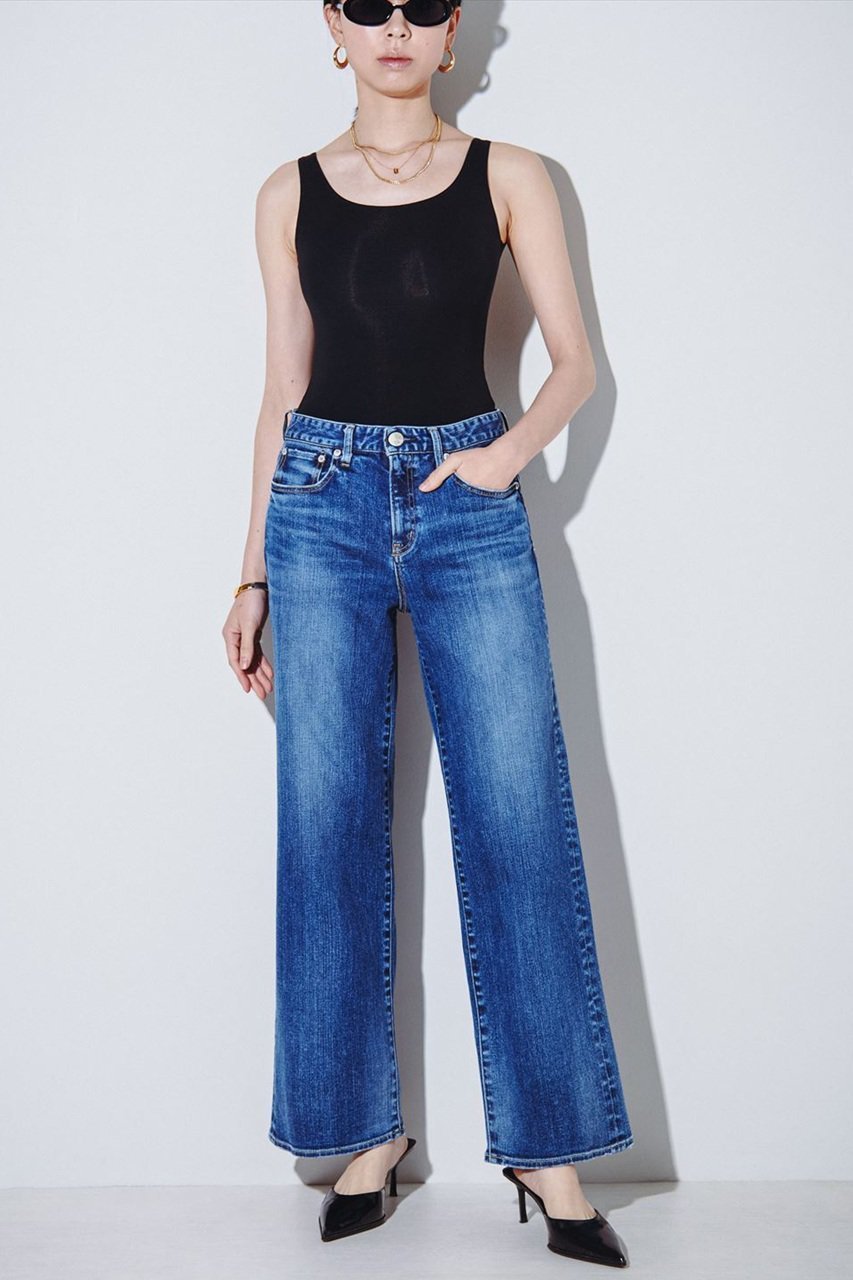 【レッドカード トーキョー/RED CARD TOKYO】の35th Anniversary ワイドデニムパンツ 人気、トレンドファッション・服の通販 founy(ファニー) 　ファッション　Fashion　レディースファッション　WOMEN　パンツ　Pants　デニムパンツ　Denim Pants　ストレッチ　Stretch　デニム　Denim　リラックス　Relax　再入荷　Restock/Back In Stock/Re Arrival　other-6|ID: prp329100004263787 ipo3291000000032100299