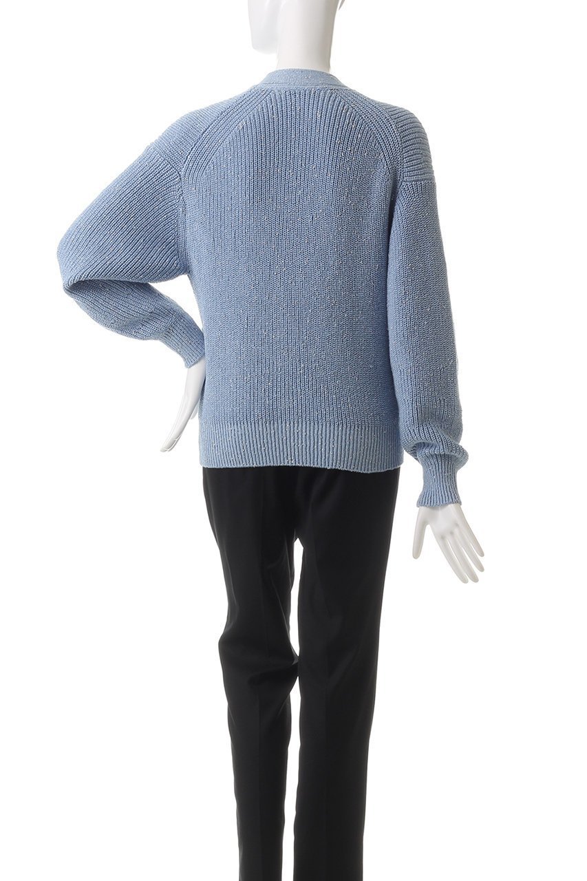 【デパリエ/DEPAREILLE】のコットンラメカーディガン 人気、トレンドファッション・服の通販 founy(ファニー) 　ファッション　Fashion　レディースファッション　WOMEN　トップス・カットソー　Tops/Tshirt　ニット　Knit Tops　カーディガン　Cardigans　なめらか　Smooth　カーディガン　Cardigan　マキシ　Maxi　ワイド　Wide　エレガント 上品　Elegant　other-4|ID: prp329100004263788 ipo3291000000031373780
