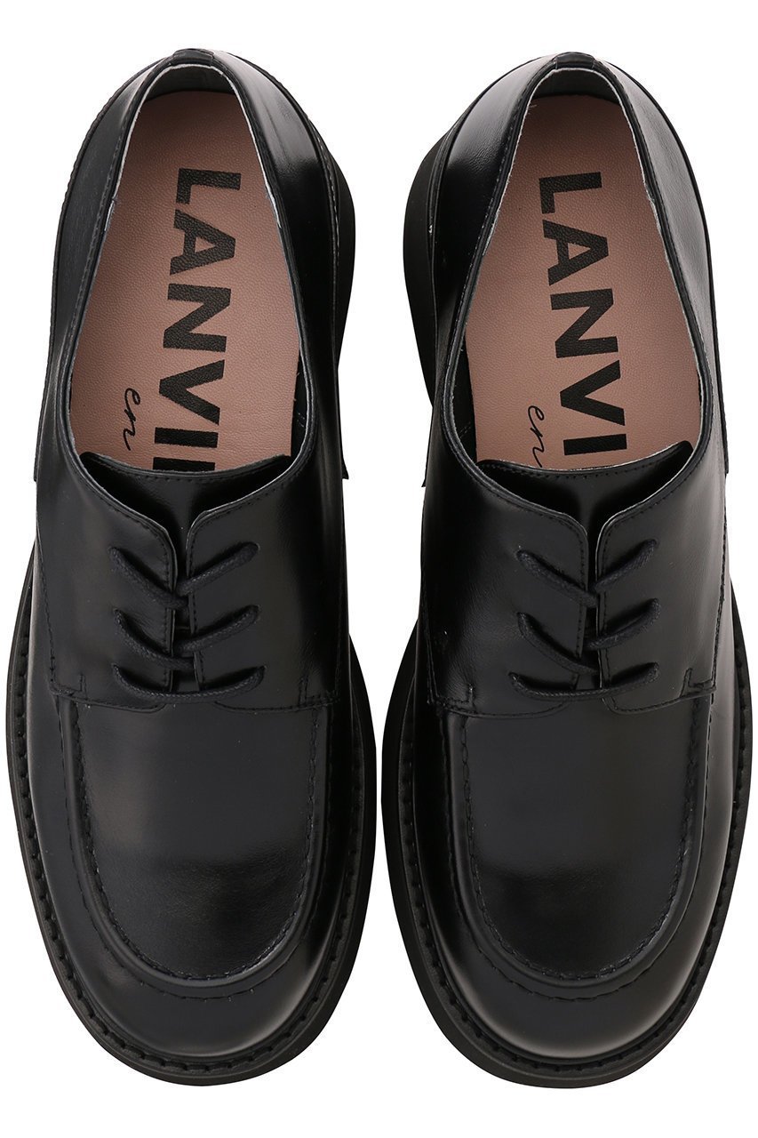 【ランバン オン ブルー/LANVIN en Bleu】のレザーダービーシューズ 人気、トレンドファッション・服の通販 founy(ファニー) 　ファッション　Fashion　レディースファッション　Fashion for Women　おすすめ　Recommended / Our Picks　なめらか　Smooth, Silky Texture　クラシカル　Classical, Vintage-Inspired　シューズ　Shoes, Footwear　フラット　Flat, Flat Shoes　マニッシュ　Mannish, Boyish　ロング　Long, Long-Length　ビジネス 仕事 通勤　Business / Work / Commuting　other-4|ID: prp329100004263791 ipo3291000000036462995