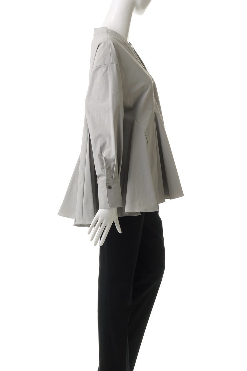 【ル フィル/LE PHIL】のナイロンストレッチブロードブラウス 人気、トレンドファッション・服の通販 founy(ファニー) 　ファッション　Fashion　レディースファッション　Fashion for Women　トップス・カットソー　Cut & Sew Tops　シャツ・ブラウス・オフィスカジュアル　Elegant Blouses & Button-Ups　シンプル　Simple, Minimal　スリーブ　Sleeve, Long Sleeve / Short Sleeve　セットアップ　Set-Up, Coordinated Outfit　タフタ　Taffeta, Structured Fabric　フレア　Flare, Flared　ロング　Long, Long-Length　other-3|ID: prp329100004263798 ipo3291000000032876059