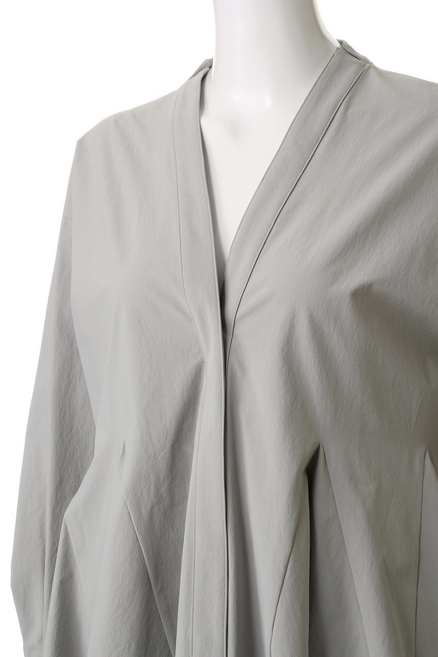 【ル フィル/LE PHIL】のナイロンストレッチブロードブラウス 人気、トレンドファッション・服の通販 founy(ファニー) 　ファッション　Fashion　レディースファッション　Fashion for Women　トップス・カットソー　Cut & Sew Tops　シャツ・ブラウス・オフィスカジュアル　Elegant Blouses & Button-Ups　シンプル　Simple, Minimal　スリーブ　Sleeve, Long Sleeve / Short Sleeve　セットアップ　Set-Up, Coordinated Outfit　タフタ　Taffeta, Structured Fabric　フレア　Flare, Flared　ロング　Long, Long-Length　other-5|ID: prp329100004263798 ipo3291000000032876069