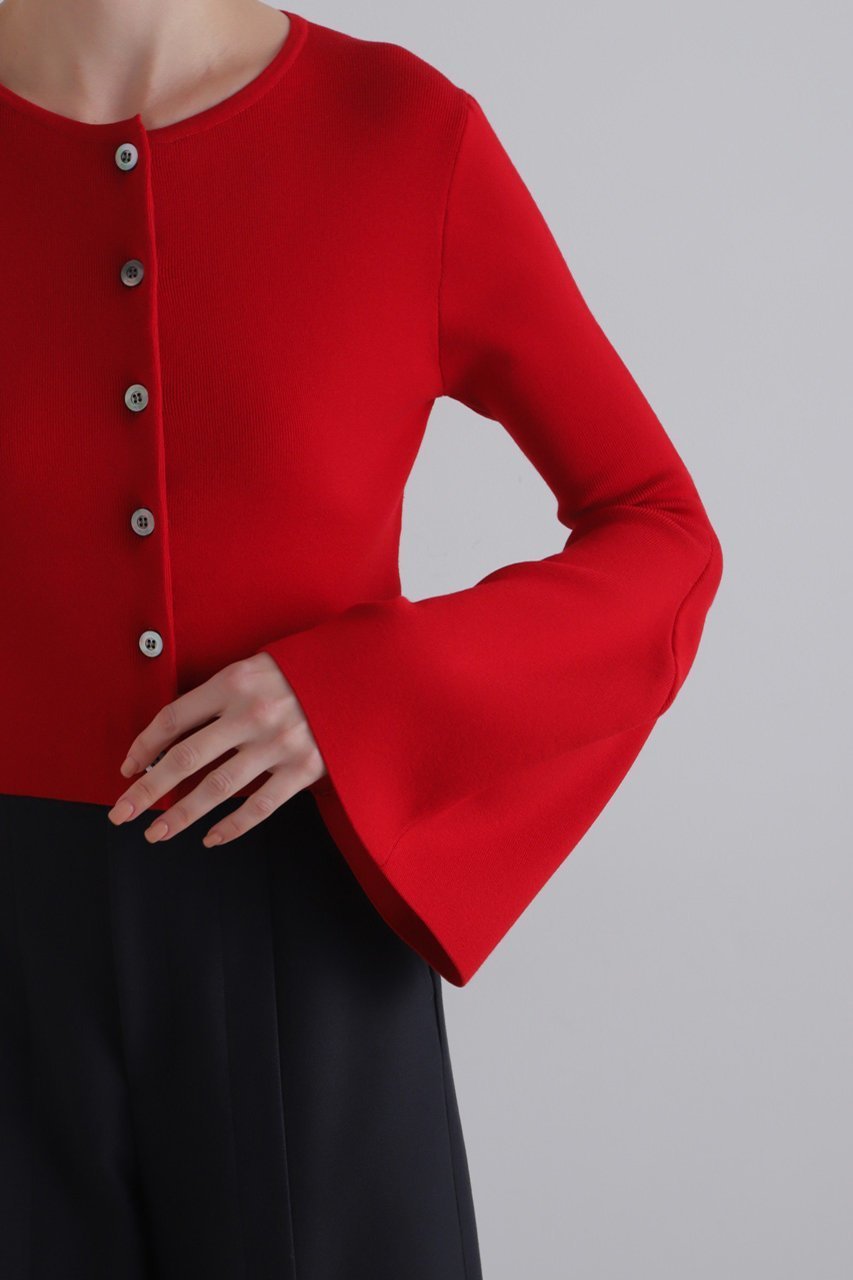 【ル フィル/LE PHIL】のランタンスリーブカーディガン 人気、トレンドファッション・服の通販 founy(ファニー) 　ファッション　Fashion　レディースファッション　WOMEN　トップス・カットソー　Tops/Tshirt　ニット　Knit Tops　カーディガン　Cardigans　カーディガン　Cardigan　ショート　Short　タフタ　Taffeta　ワイド　Wide　other-4|ID: prp329100004263802 ipo3291000000031373896