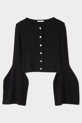 【ル フィル/LE PHIL】のランタンスリーブカーディガン 人気、トレンドファッション・服の通販 founy(ファニー) ファッション Fashion レディースファッション Fashion for Women トップス・カットソー Cut & Sew Tops ニット Knit Tops & Sweaters カーディガン・羽織り Layered Style Cardigans カーディガン Cardigan, Knitwear ショート Short, Short Length タフタ Taffeta, Structured Fabric ワイド Wide, Wide Fit |ID:prp329100004263802