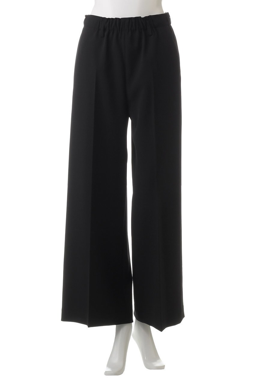 【ランバン オン ブルー/LANVIN en Bleu】のダブルクロスゴムワイドパンツ 人気、トレンドファッション・服の通販 founy(ファニー) 　ファッション　Fashion　レディースファッション　WOMEN　パンツ　Pants　センター　Center　ダブル　Double　ロング　Long　ワイド　Wide　other-2|ID: prp329100004263808 ipo3291000000031373952
