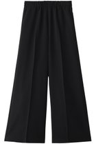 【ランバン オン ブルー/LANVIN en Bleu】のダブルクロスゴムワイドパンツ 人気、トレンドファッション・服の通販 founy(ファニー) ファッション Fashion レディースファッション Fashion for Women パンツ Pants & Trousers センター Center, Center Line ダブル Double, Double-Breasted ロング Long, Long-Length ワイド Wide, Wide Fit thumbnail ブラック|ID: prp329100004263808 ipo3291000000032920249
