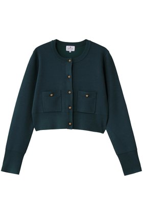 【ランバン オン ブルー/LANVIN en Bleu】 ダブルフェイスショートカーディガン人気、トレンドファッション・服の通販 founy(ファニー) ファッション Fashion レディースファッション Fashion for Women トップス・カットソー Cut & Sew Tops ニット Knit Tops & Sweaters カーディガン・羽織り Layered Style Cardigans 2026年 2026 カーディガン Cardigan, Knitwear コンパクト Compact, Small Size ショート Short, Short Length スリーブ Sleeve, Long Sleeve / Short Sleeve ダブル Double, Double-Breasted フェイス Face, Facial Design ポケット Pocket, Pocket Detail ロング Long, Long-Length 夏 Summer 春 Spring S/S・春夏 SS, Spring/Summer, Warm Season |ID:prp329100004263815