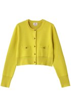 【ランバン オン ブルー/LANVIN en Bleu】のダブルフェイスショートカーディガン イエロー|ID: prp329100004263815 ipo3291000000034695019