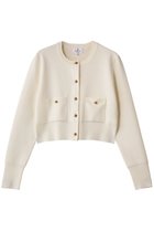 【ランバン オン ブルー/LANVIN en Bleu】のダブルフェイスショートカーディガン オフ|ID: prp329100004263815 ipo3291000000034695020