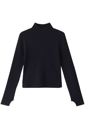 【ランバン オン ブルー/LANVIN en Bleu】のランダムリブハイネックニット 人気、トレンドファッション・服の通販 founy(ファニー) ファッション Fashion レディースファッション WOMEN トップス・カットソー Tops/Tshirt ニット Knit Tops プルオーバー Pullover コンパクト Compact シンプル Simple スリット Slit ハイネック High Neck ベーシック Basic 定番 Standard |ID:prp329100004263816