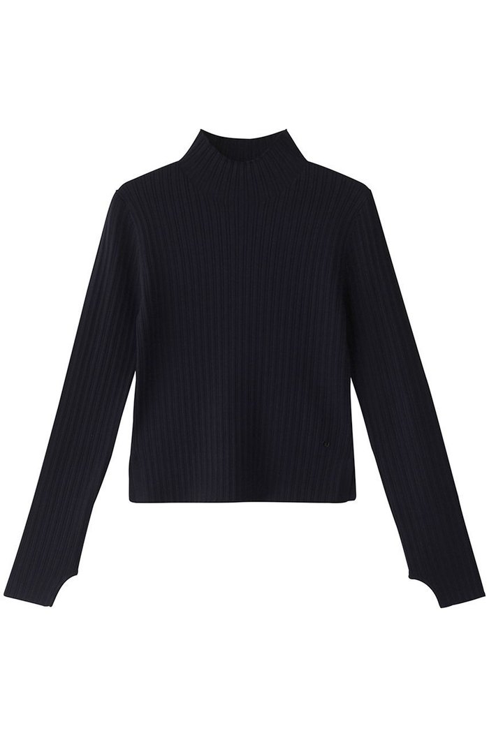 【ランバン オン ブルー/LANVIN en Bleu】のランダムリブハイネックニット インテリア・キッズ・メンズ・レディースファッション・服の通販 founy(ファニー) https://founy.com/ ファッション Fashion レディースファッション Fashion for Women トップス・カットソー Cut & Sew Tops ニット Knit Tops & Sweaters カジュアルプルオーバー・ニットトップス Pullovers & Knit Tops / Casual Pullovers コンパクト Compact, Small Size シンプル Simple, Minimal スリット Slit, Slit Detail ハイネック High Neck, Mock Neck ベーシック Basic, Essential 定番 Standard, Basic Item |ID: prp329100004263816 ipo3291000000032962939