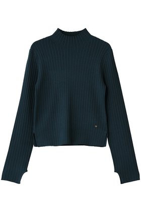 【ランバン オン ブルー/LANVIN en Bleu】 ランダムリブハイネックニット人気、トレンドファッション・服の通販 founy(ファニー) ファッション Fashion レディースファッション Fashion for Women トップス・カットソー Cut & Sew Tops ニット Knit Tops & Sweaters カジュアルプルオーバー・ニットトップス Pullovers & Knit Tops / Casual Pullovers 2026年 2026 コンパクト Compact, Small Size ハイネック High Neck, Mock Neck ランダム Random, Irregular ロング Long, Long-Length 夏 Summer 春 Spring S/S・春夏 SS, Spring/Summer, Warm Season |ID:prp329100004263816